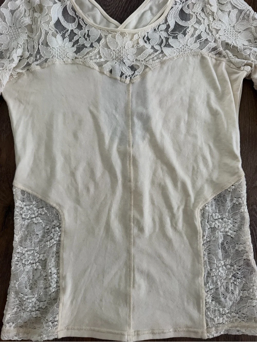 Free People Sweet Thang Cross Back Top size medium
